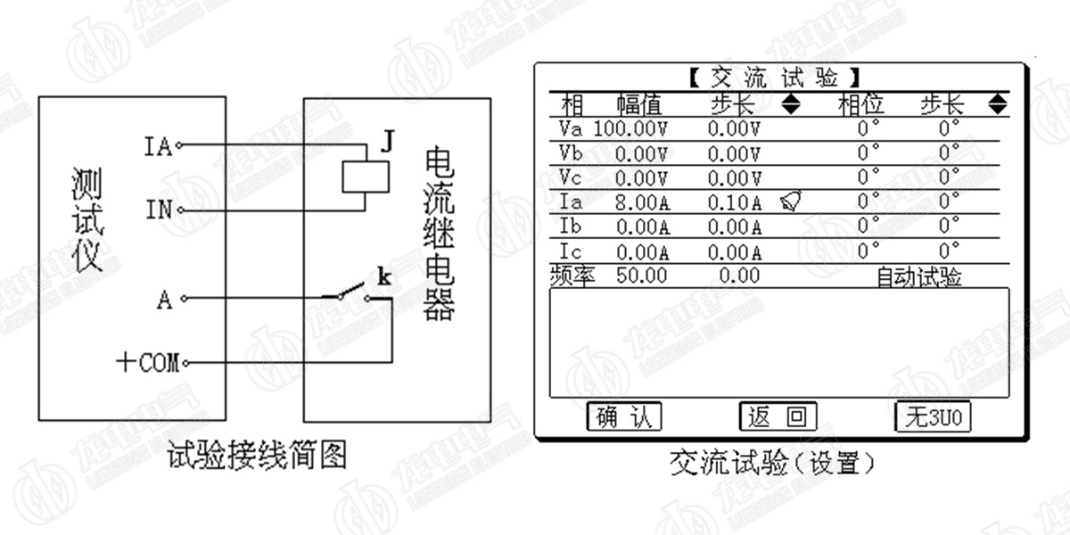 三相繼電保護測試儀示意圖 三相繼電保護測試儀示意圖